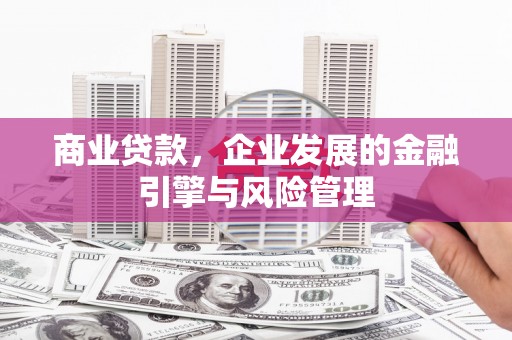 峨眉商业贷款，企业发展的金融引擎与风险管理