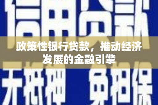 峨眉政策性银行贷款，推动经济发展的金融引擎