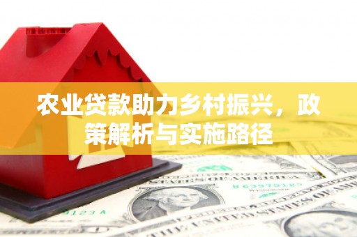 峨眉农业贷款助力乡村振兴，政策解析与实施路径