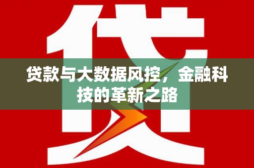峨眉贷款与大数据风控，金融科技的革新之路