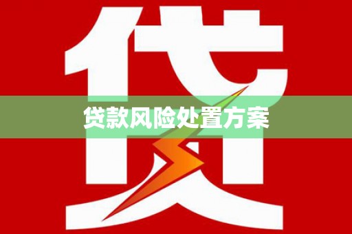 峨眉贷款风险处置方案
