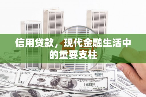 峨眉信用贷款，现代金融生活中的重要支柱