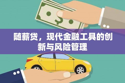 峨眉随薪贷，现代金融工具的创新与风险管理