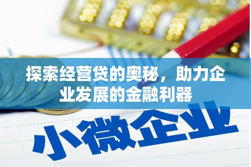峨眉探索经营贷的奥秘，助力企业发展的金融利器