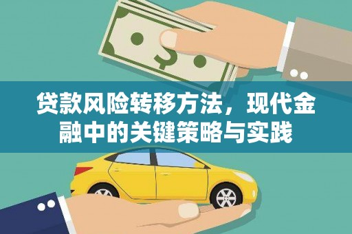峨眉贷款风险转移方法，现代金融中的关键策略与实践