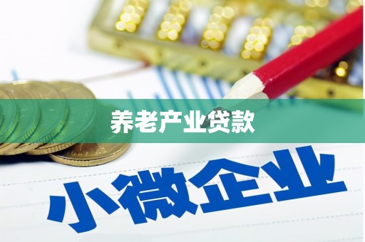 峨眉养老产业贷款
