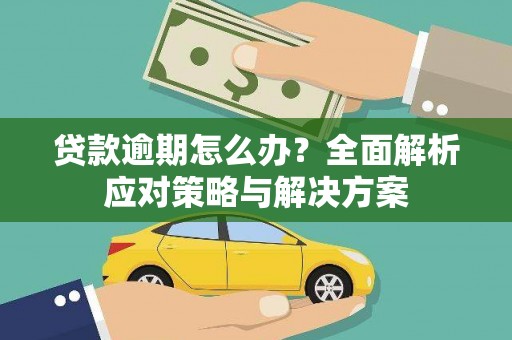 峨眉贷款逾期怎么办？全面解析应对策略与解决方案