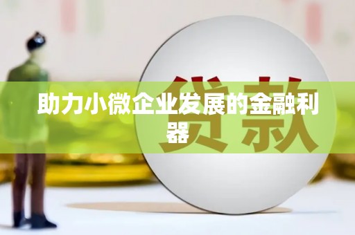 峨眉助力小微企业发展的金融利器